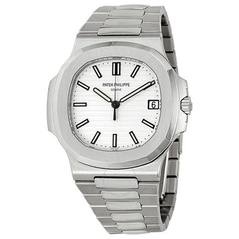 patek philippe nautilus 5711 white|patek philippe nautilus retail price.